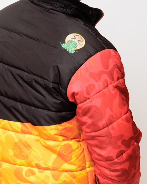 SSC 3 Color Camo Puffer Jacket Sick Society Clothing